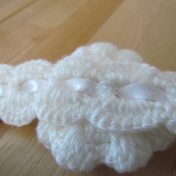 Taller de ABU White Handmade headband (crochet) - Picture 14 of 16